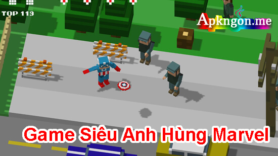 game Crossy Heroes Avengers of Smashy City - Top 7 Game Siêu Anh Hùng Marvel